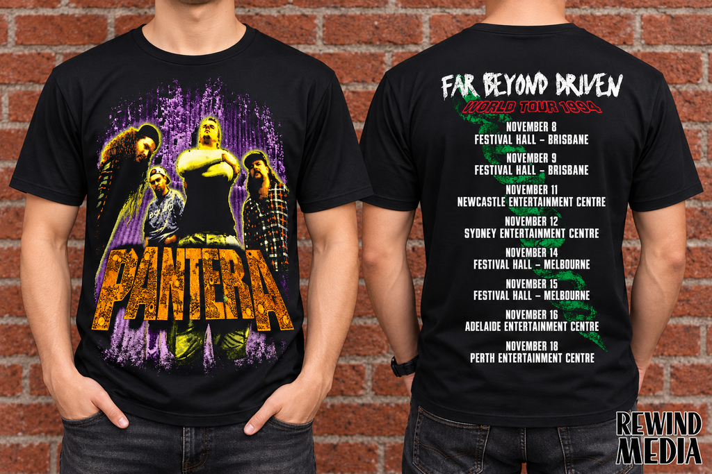 Pantera 1994 Far Beyond Driven Australia Tour T-Shirt