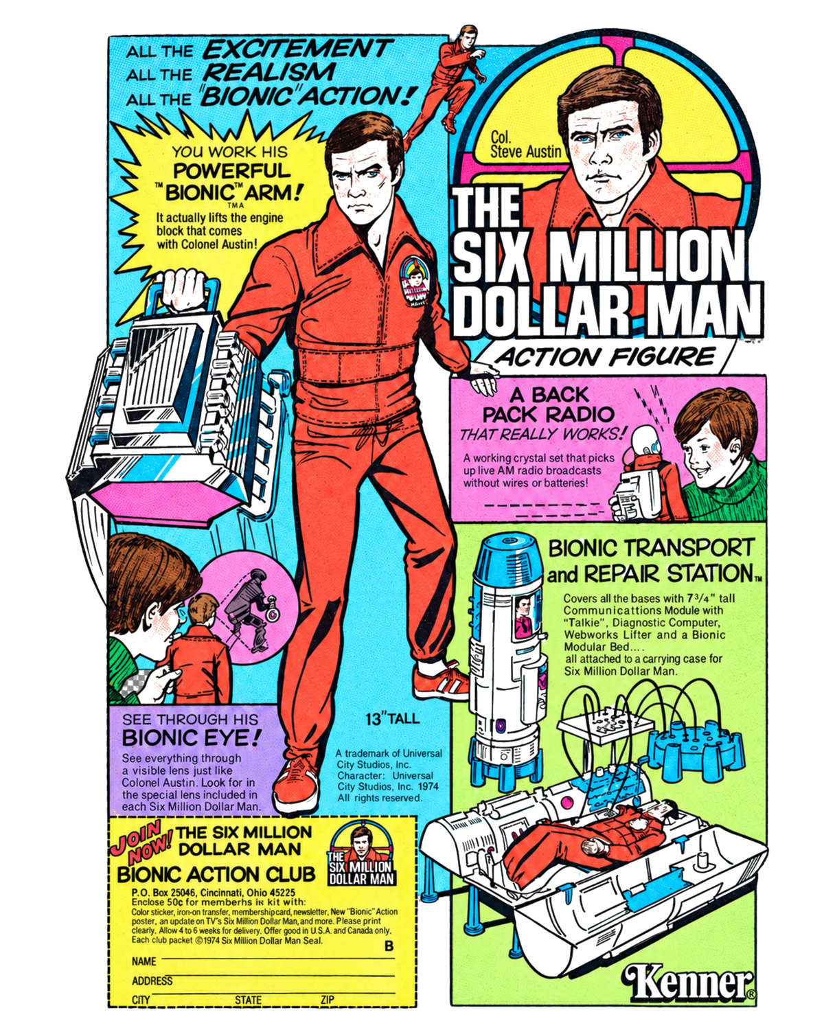 Six Million Dollar Man T-Shirt