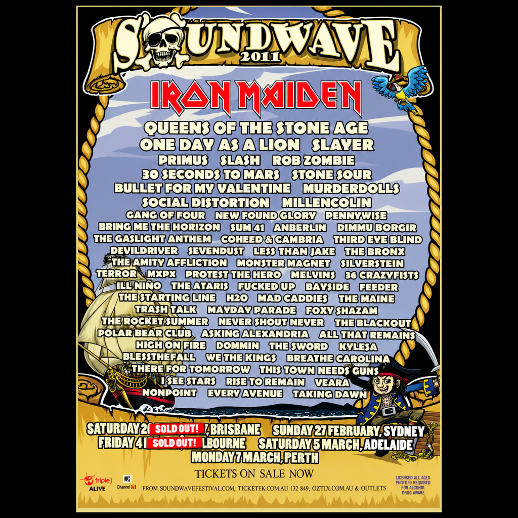 Soundwave Festival 2011 T-Shirt