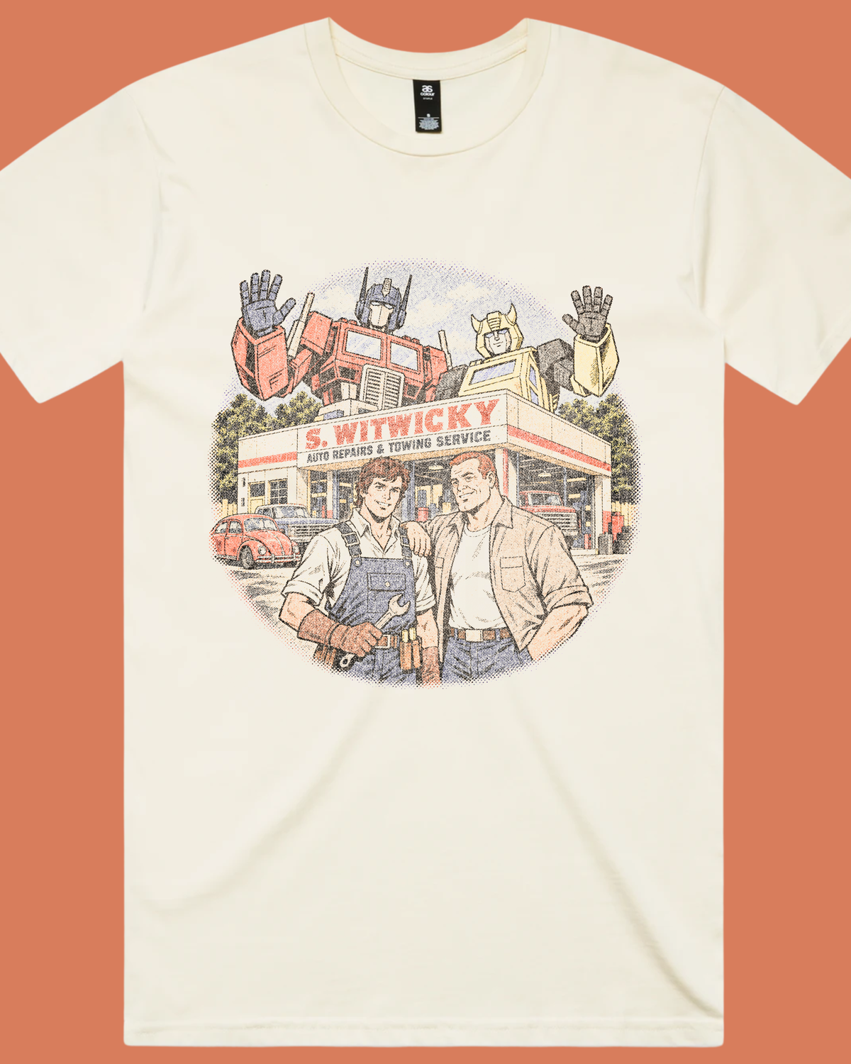 Transformers Spike Witwicky Garage T-Shirt